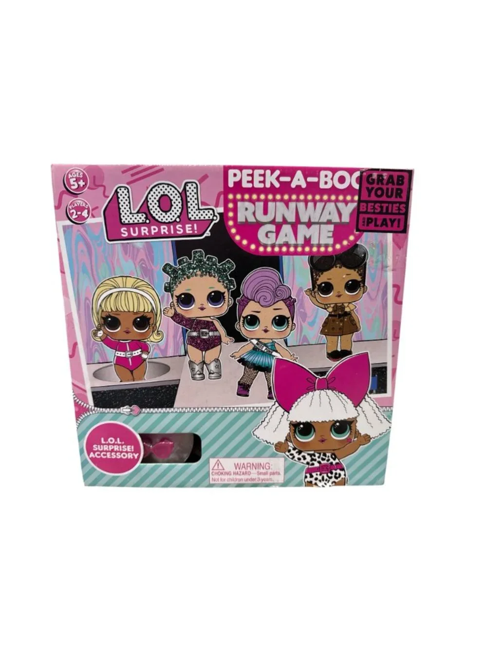 L.O.L. Surprise Peek-A-Boo Runway Game For Kids Ages 5+ With Surprise Accessory